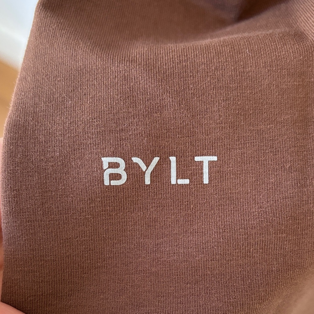 BYLT Basics Lux Chocolate Short Sleeve Tee XL - Picture 3 of 7